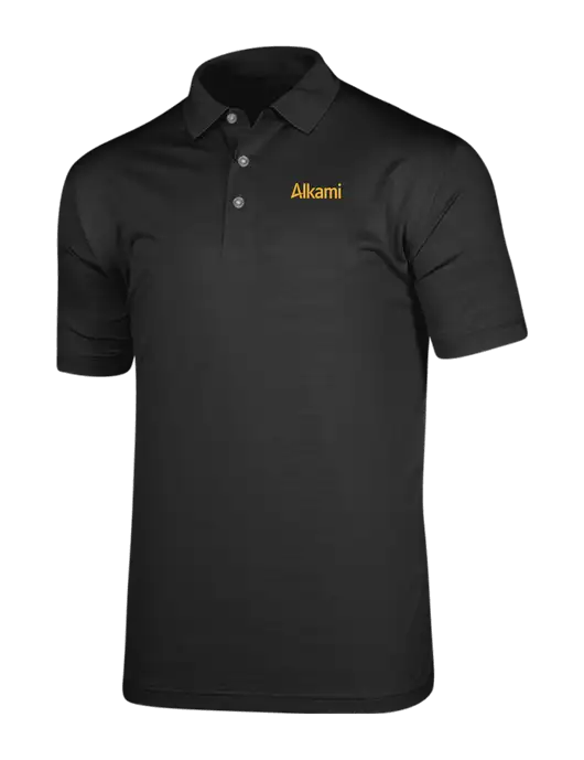Callaway Vibrant Black Ventilated Polo w/Alkami Logo