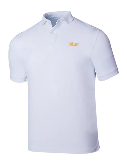 Callaway Ottoman Bright White Polo w/Alkami Logo
