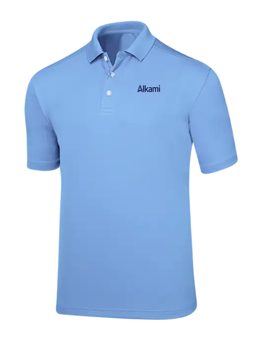 Callaway Core Light Blue Performance Polo w/Alkami Logo