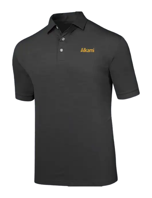 Callaway Black Fashion Tonal Polo w/Alkami Logo