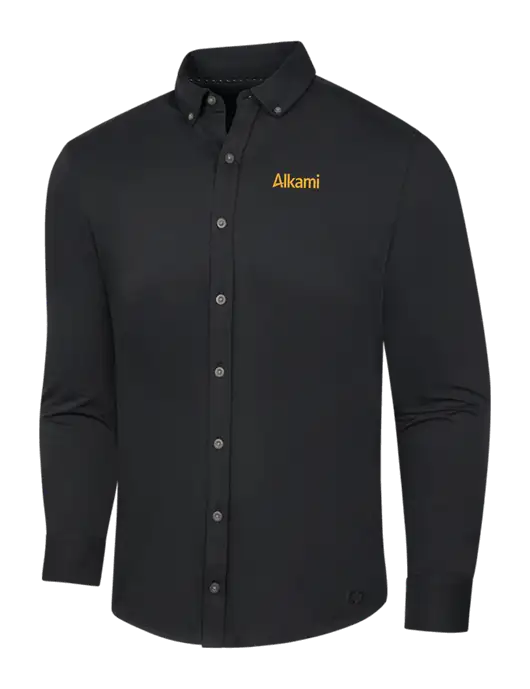 OGIO Blacktop Modern Code Stretch Button-Up Shirt w/Alkami Logo