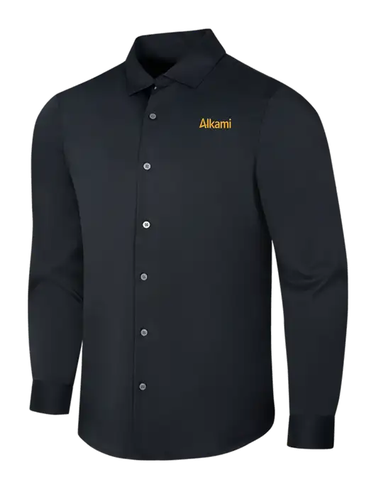Black City Stretch Shirt w/Alkami Logo
