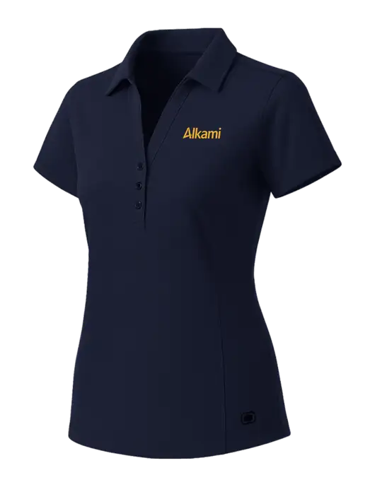 OGIO Womens Navy ONYX Polo w/Alkami Logo