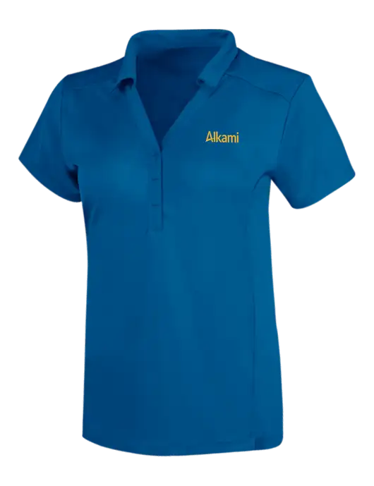 OGIO Royal Blue Womens Framework Polo w/Alkami Logo
