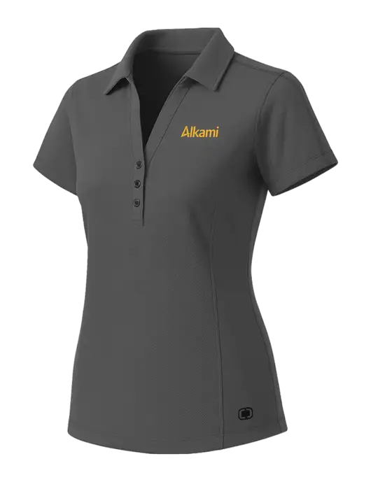 OGIO Womens Medium Grey ONYX Polo w/Alkami Logo