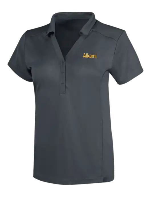 OGIO Dark Grey Womens Framework Polo w/Alkami Logo
