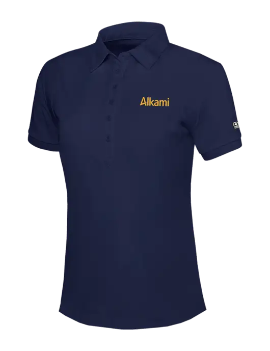 OGIO Womens Navy Jewel Polo w/Alkami Logo