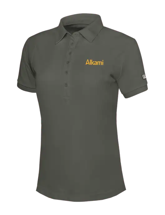 OGIO Womens Medium Grey Jewel Polo w/Alkami Logo