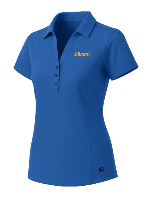 OGIO Womens Royal Blue ONYX Polo w/Alkami Logo