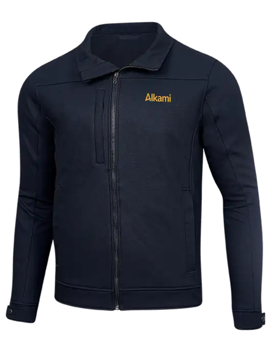 Cornerstone Navy Duck Bonded Soft Shell Jacket w/Alkami Logo
