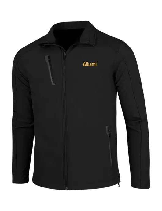Black Welded Softshell Jacket w/Alkami Logo