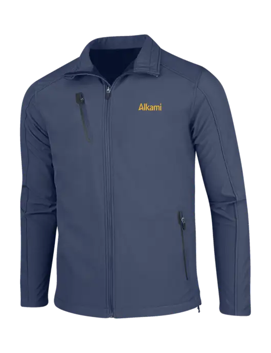 Navy Welded Softshell Jacket w/Alkami Logo