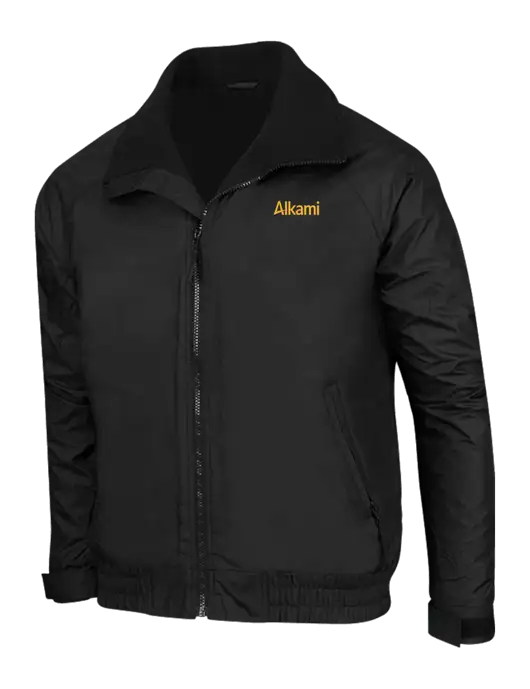 True Black/True Black Classic Competitor Jacket w/Alkami Logo