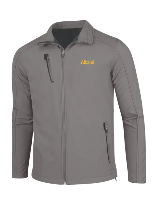 Medium Grey Welded Softshell Jacket w/Alkami Logo