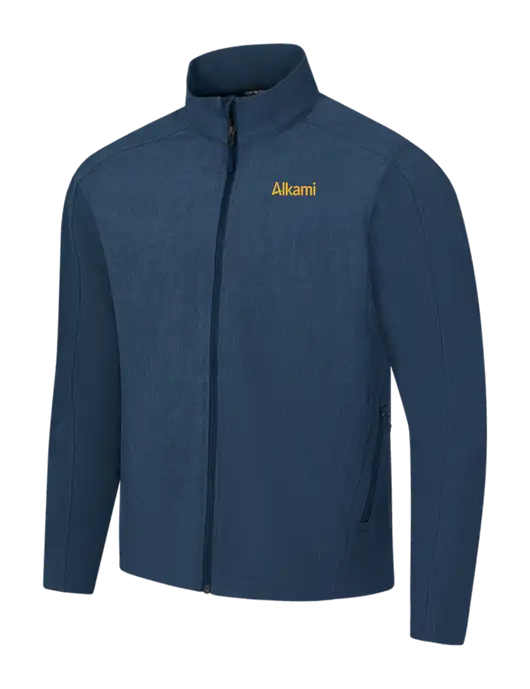 Navy Heather Core Soft Shell Jacket w/Alkami Logo