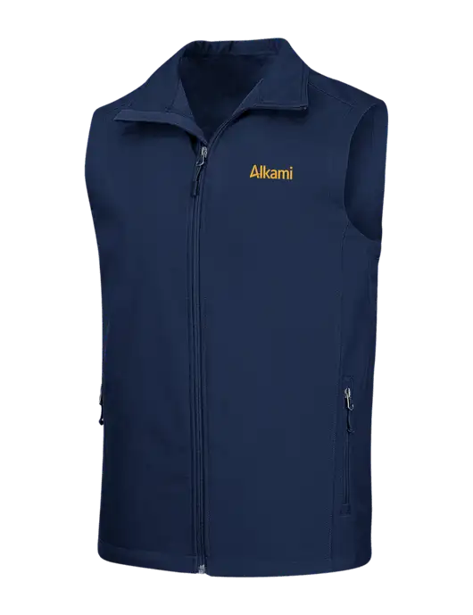 Navy Core Soft Shell Vest w/Alkami Logo