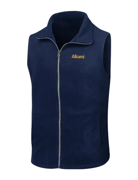 Navy Microfleece Vest w/Alkami Logo