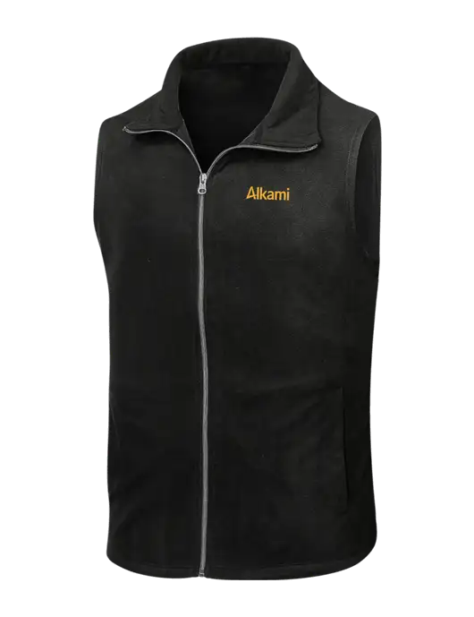 Black Microfleece Vest w/Alkami Logo