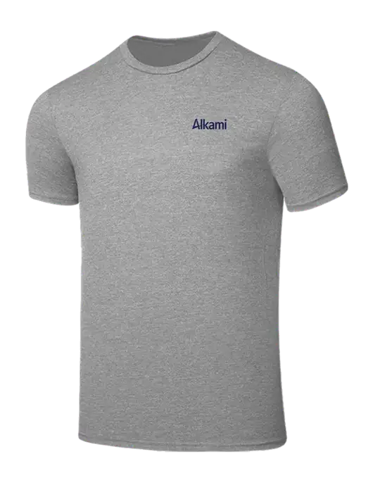 Seriously Soft Light Heather Grey T-Shirt w/Alkami Logo