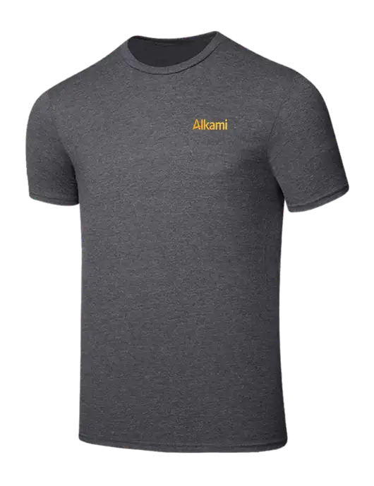Seriously Soft Heathered Charcoal T-Shirt w/Alkami Logo