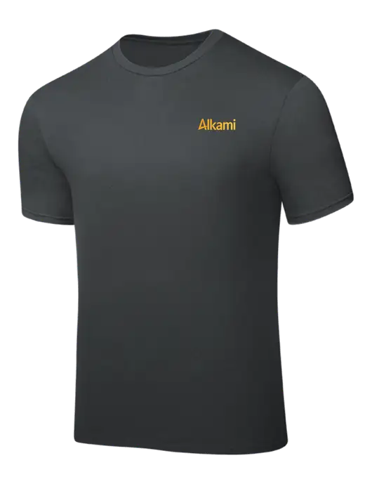 Dark Grey PosiCharge Competitor Tee w/Alkami Logo