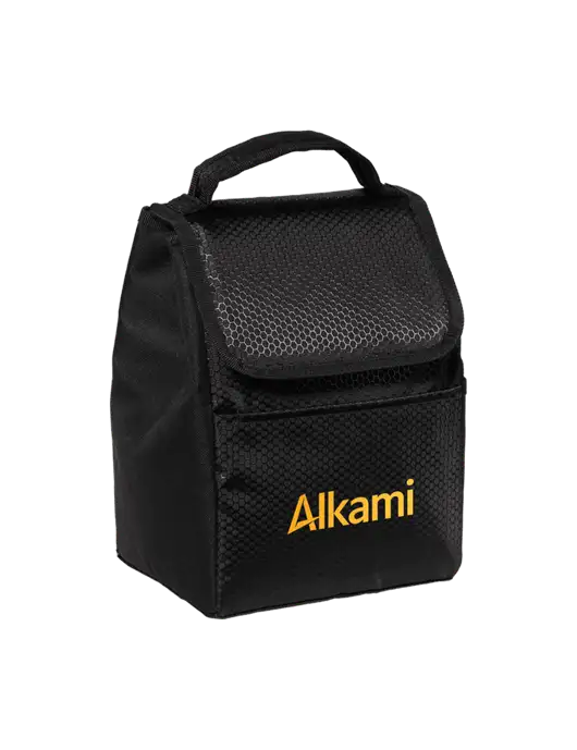 Lunch Bag Black Cooler w/Alkami Logo