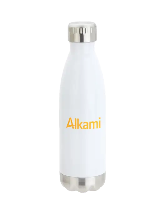 City Go White 17 oz Insulated Bottle w/Alkami Logo