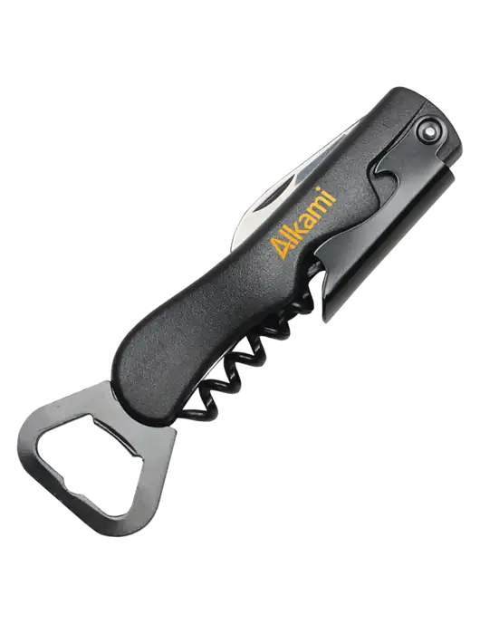 Sleek Black Bottle Opener w/Alkami Logo