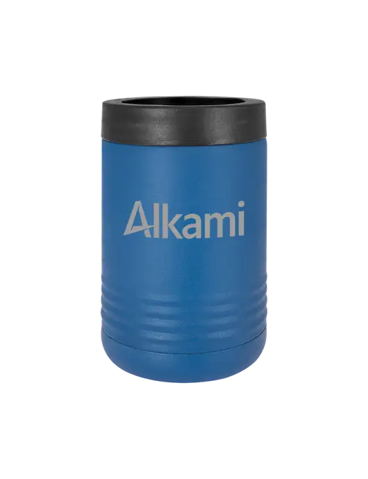 Polar Camel 12 oz Powder Coated Royal Blue Vacuum Insulated Beverage Holder w/Alkami Logo