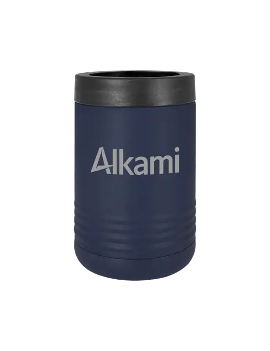 Polar Camel 12 oz Powder Coated Navy Vacuum Insulated Beverage Holder w/Alkami Logo