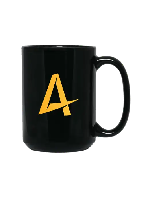 15 oz Black Ceramic Mug w/Alkami Logo