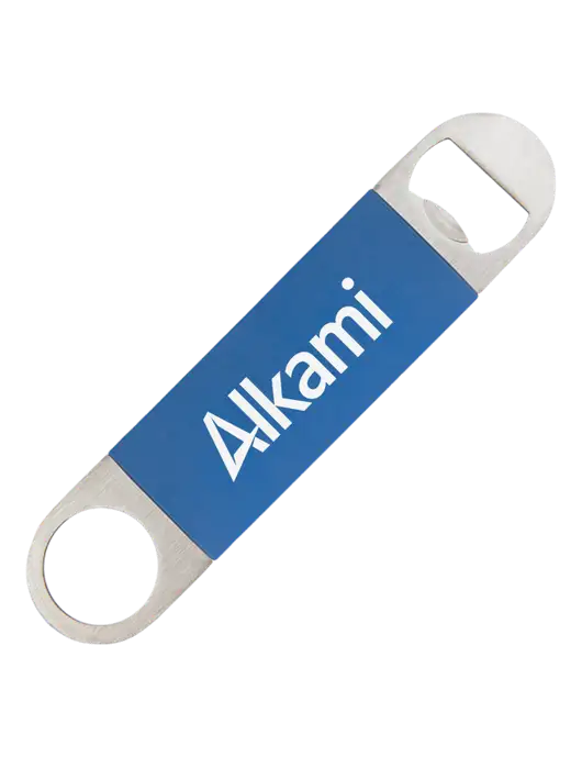 Royal Bottle Opener with Silicone Grip w/Alkami Logo