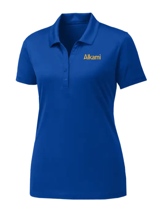 Womens Royal PosiCharge Competitor Polo w/Alkami Logo