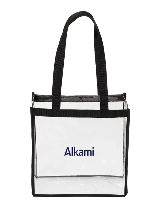 Clear Stadium Tote w/Alkami Logo