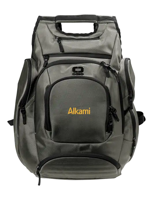 OGIO Medium Grey Metro Ballistic Laptop Backpack w/Alkami Logo