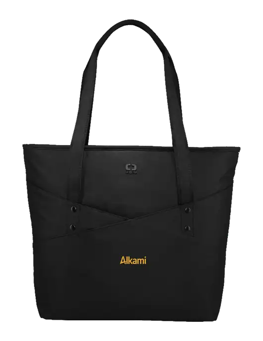 OGIO Black Downtown Tote 
 w/Alkami Logo
