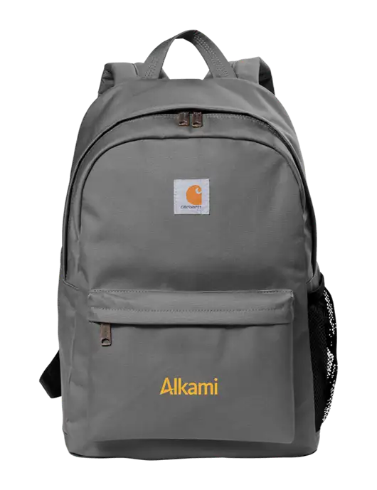 Carhartt Grey Canvas Backpack w/Alkami Logo