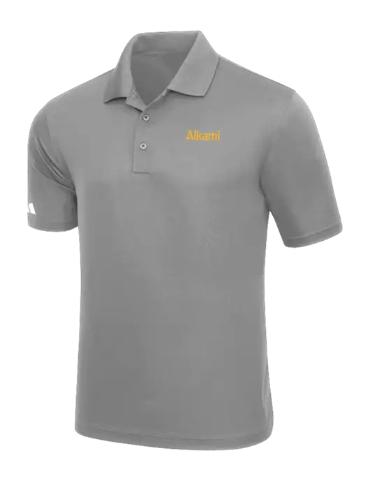 Adidas Light Grey Basic Sport Polo w/Alkami Logo