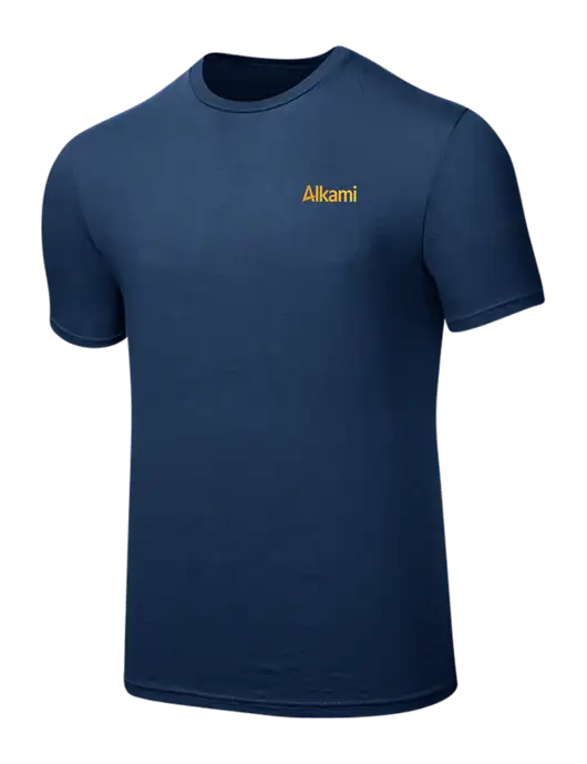 Seriously Soft Deep Slate Blue T-Shirt w/Alkami Logo