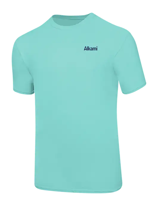 Ring Spun Seafoam 4.5 oz T-Shirt w/Alkami Logo
