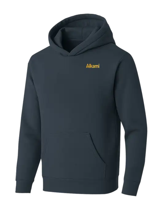 BELLA+CANVAS Dark Grey Sponge Fleece Pullover Hoodie w/Alkami Logo