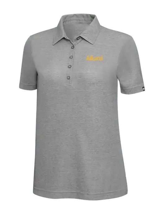 TravisMathew Grey Heather Womens Oceanside Polo w/Alkami Logo