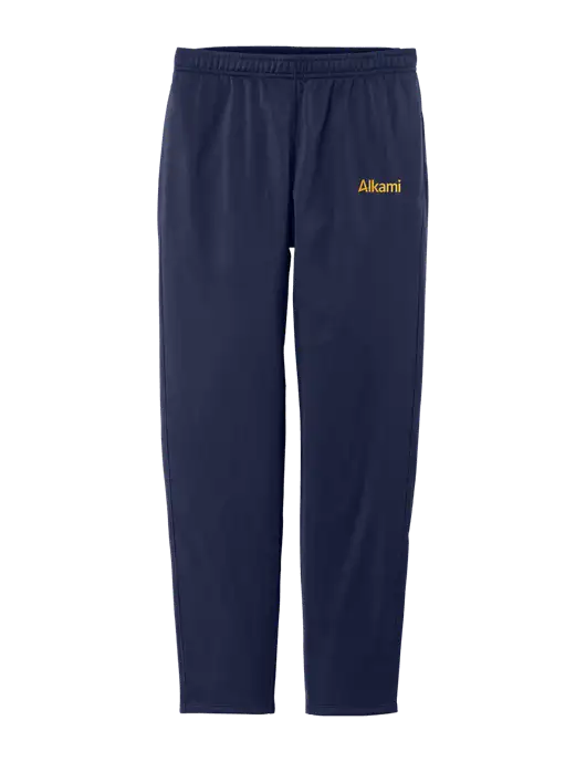 Womens Tricot Navy Track Jogger w/Alkami Logo