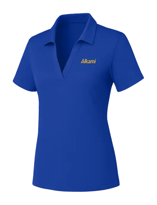Womens Dark Royal PosiCharge RacerMesh Polo w/Alkami Logo