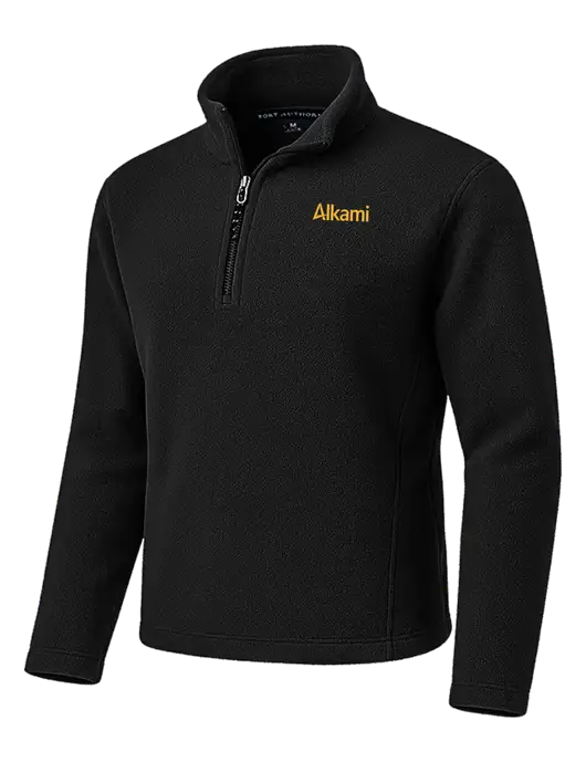 Black Fleece 1/4-Zip Pullover w/Alkami Logo