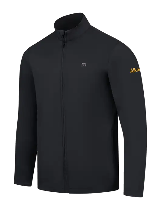 TravisMathew Black Surfside Full-Zip Jacket w/Alkami Logo