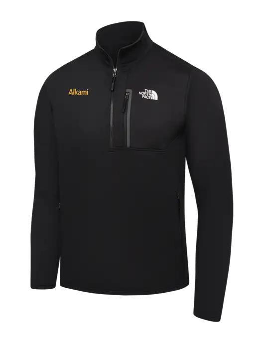 The North Face Black Skyline 1/2-Zip Fleece w/Alkami Logo