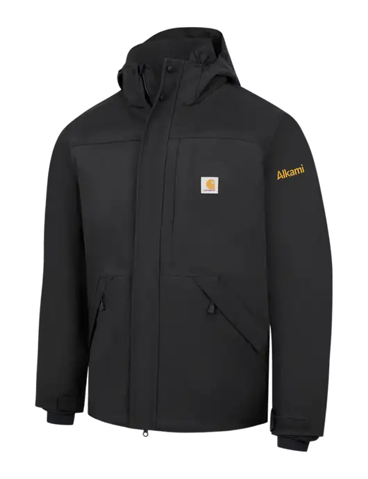 Carhartt Black Storm Defender Shoreline Jacket w/Alkami Logo