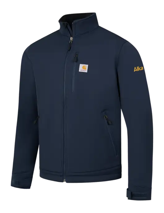 Carhartt Navy Crowley Soft Shell Jacket w/Alkami Logo
