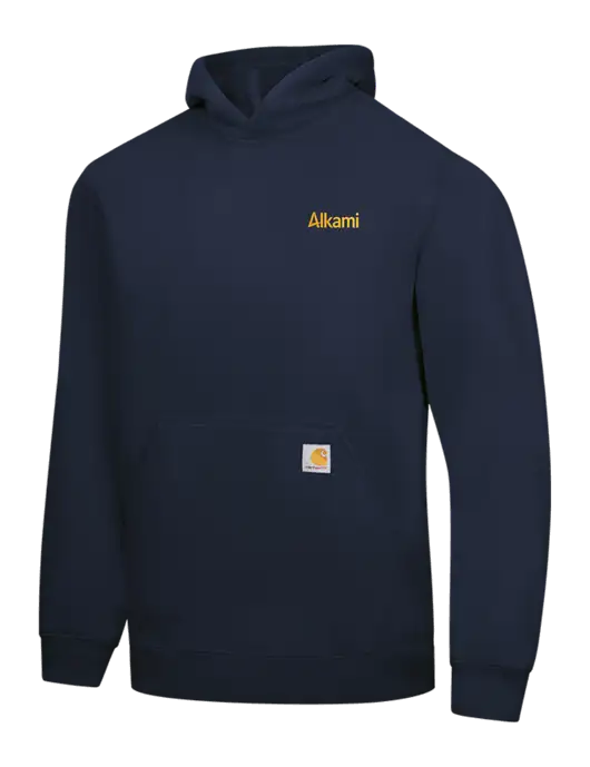 Carhartt Navy Midweight Hooded Sweatshirt w/Alkami Logo
